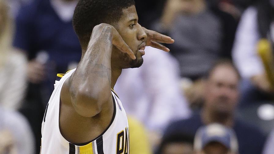 Paul George conduce el triunfo de Indiana que jugó sin LeBron James