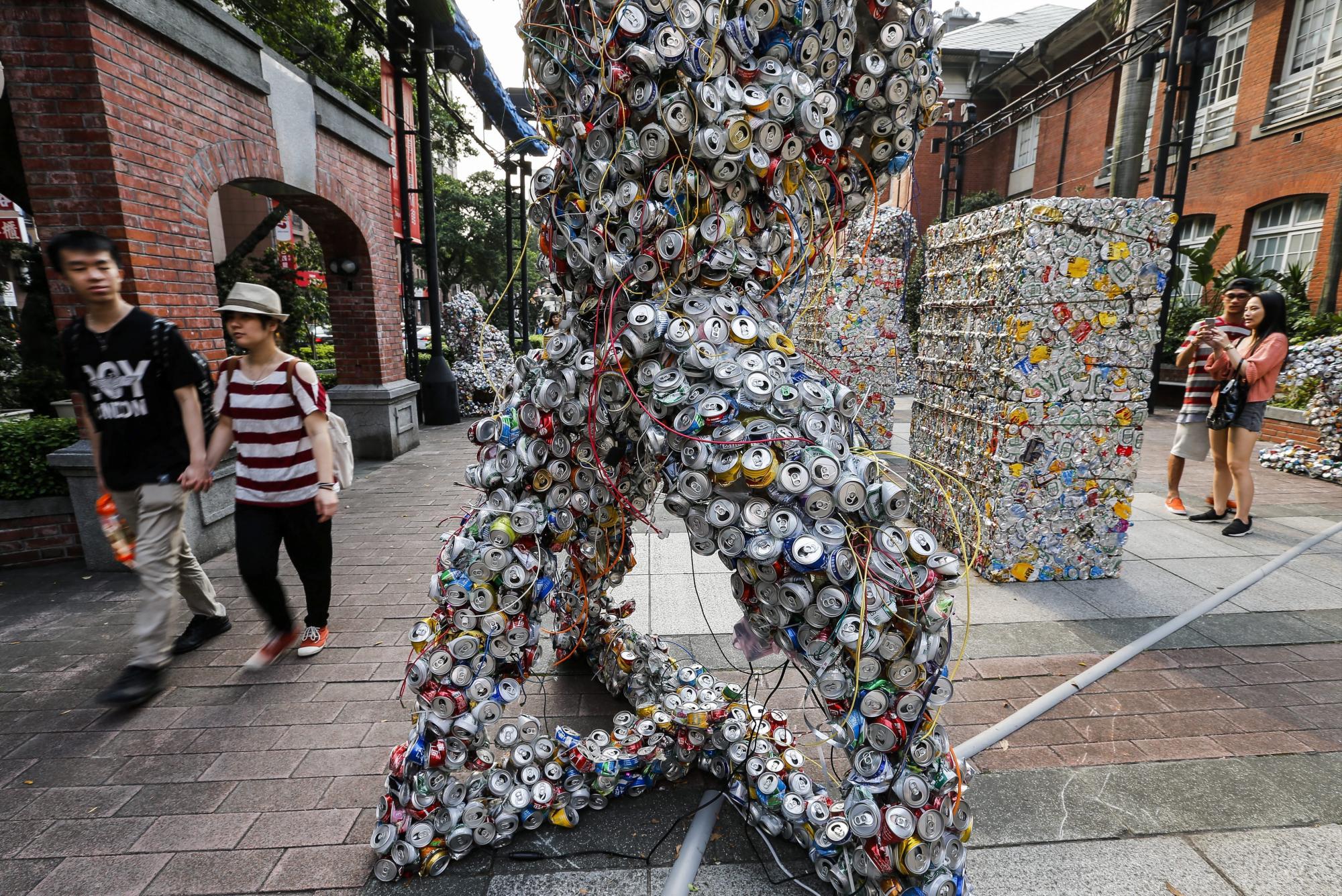 Reciclaje artístico en Taiwán