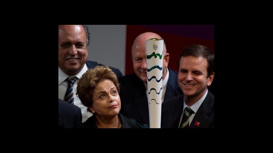 Rousseff cancela viaje a Grecia para ceremonia olímpica 