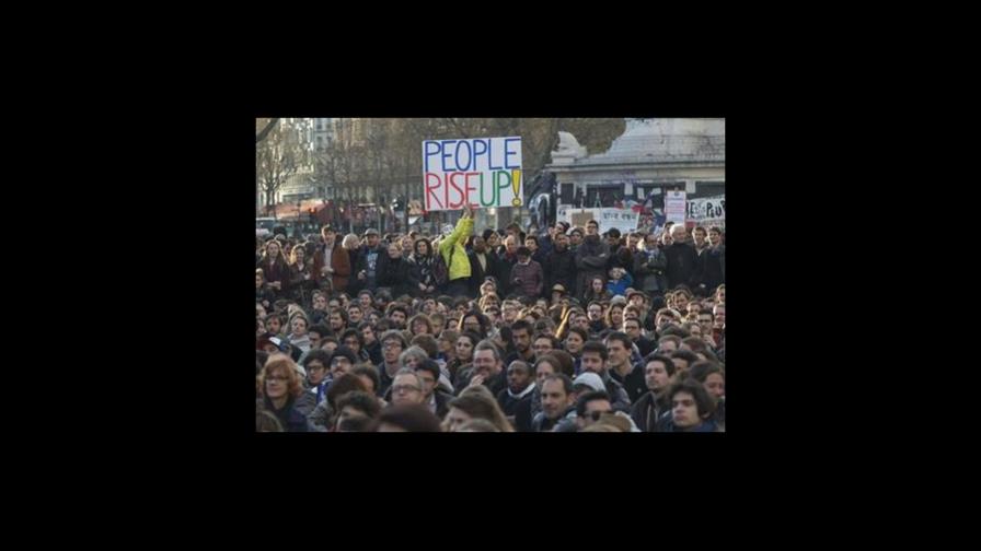 Protestan en Francia contra reformas laborales