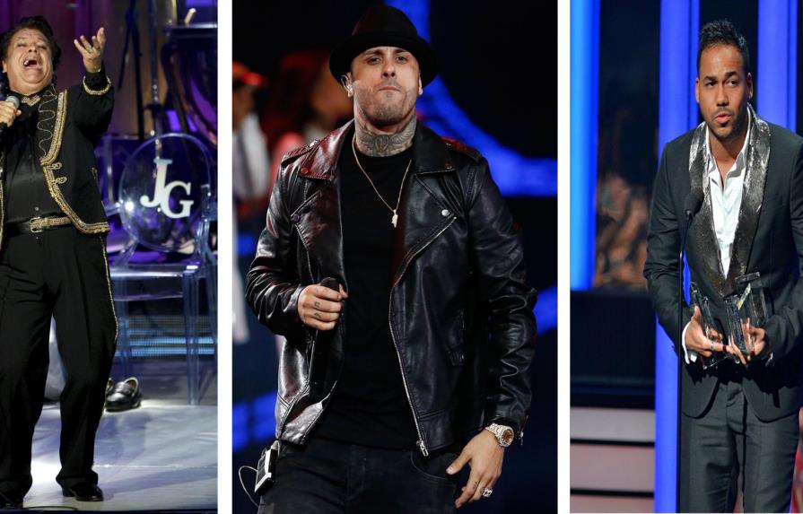 Juan Gabriel, Nicky Jam y Romeo Santos, entre los nominados a los Billboard