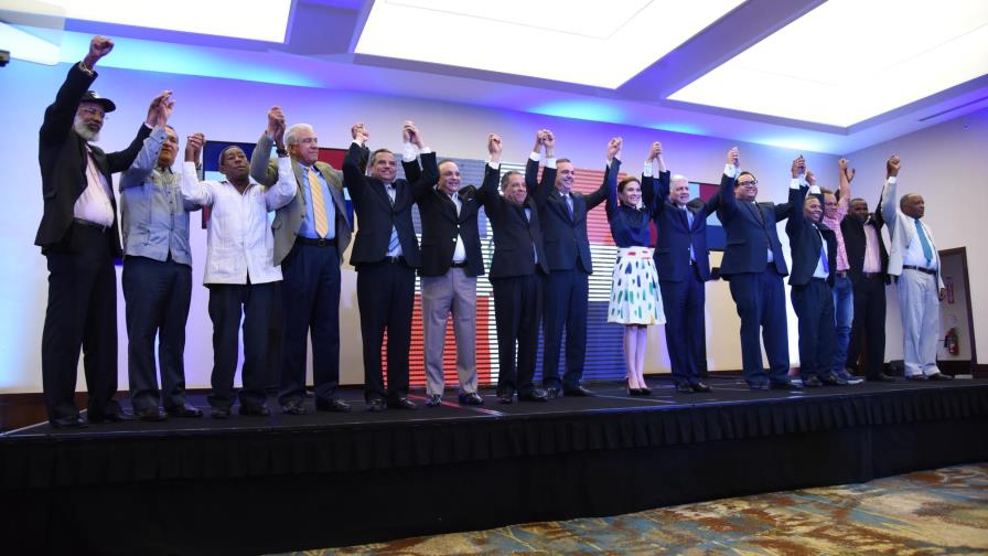 El PRM y sus aliados firman 15 puntos en los que basarían su gestión