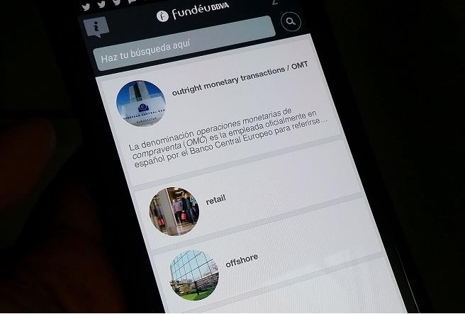 Lanzan una aplicación para móviles sobre lenguaje financiero