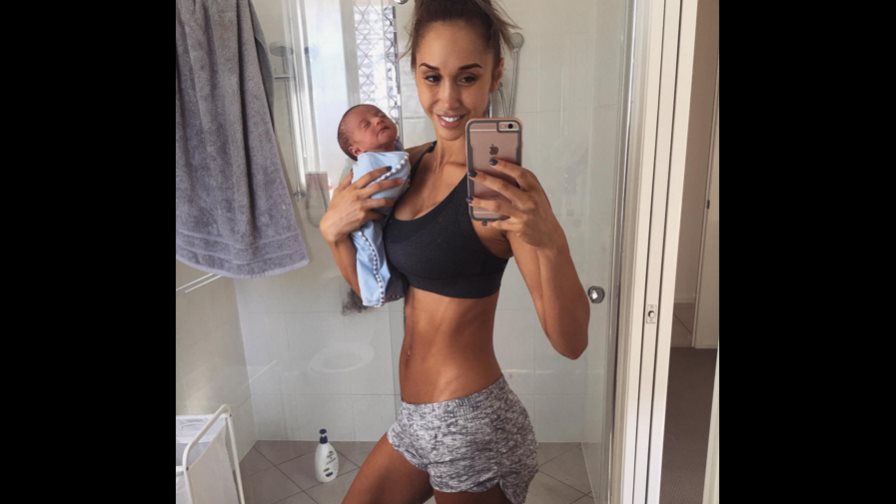 Critican a exconcursante de Miss Universo por foto luego de dar a luz