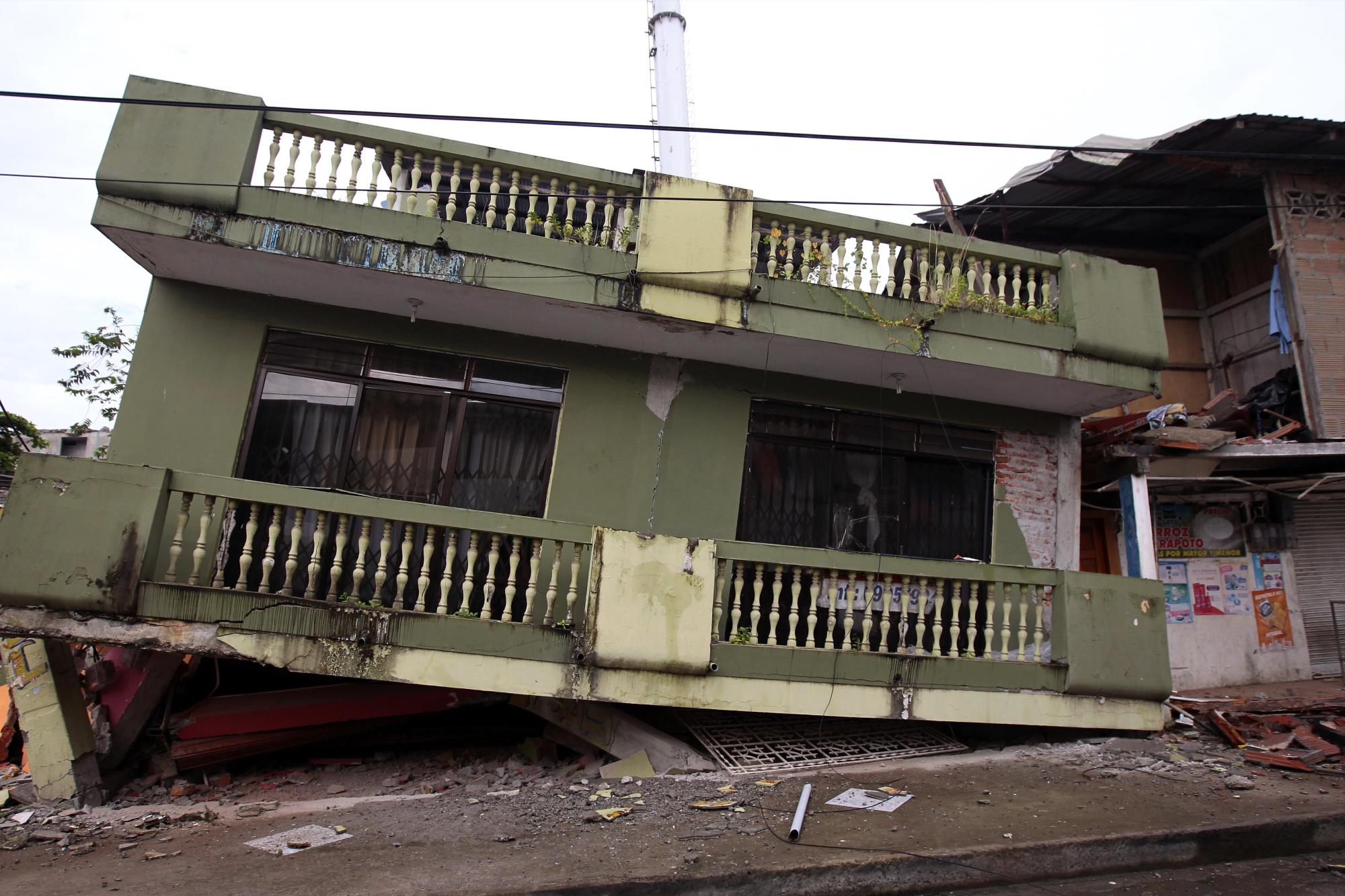 Galería de fotos del terremoto en Ecuador