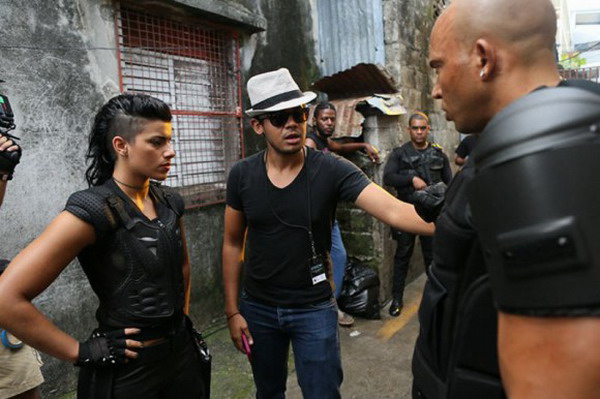 Rodaje de la película Código Paz