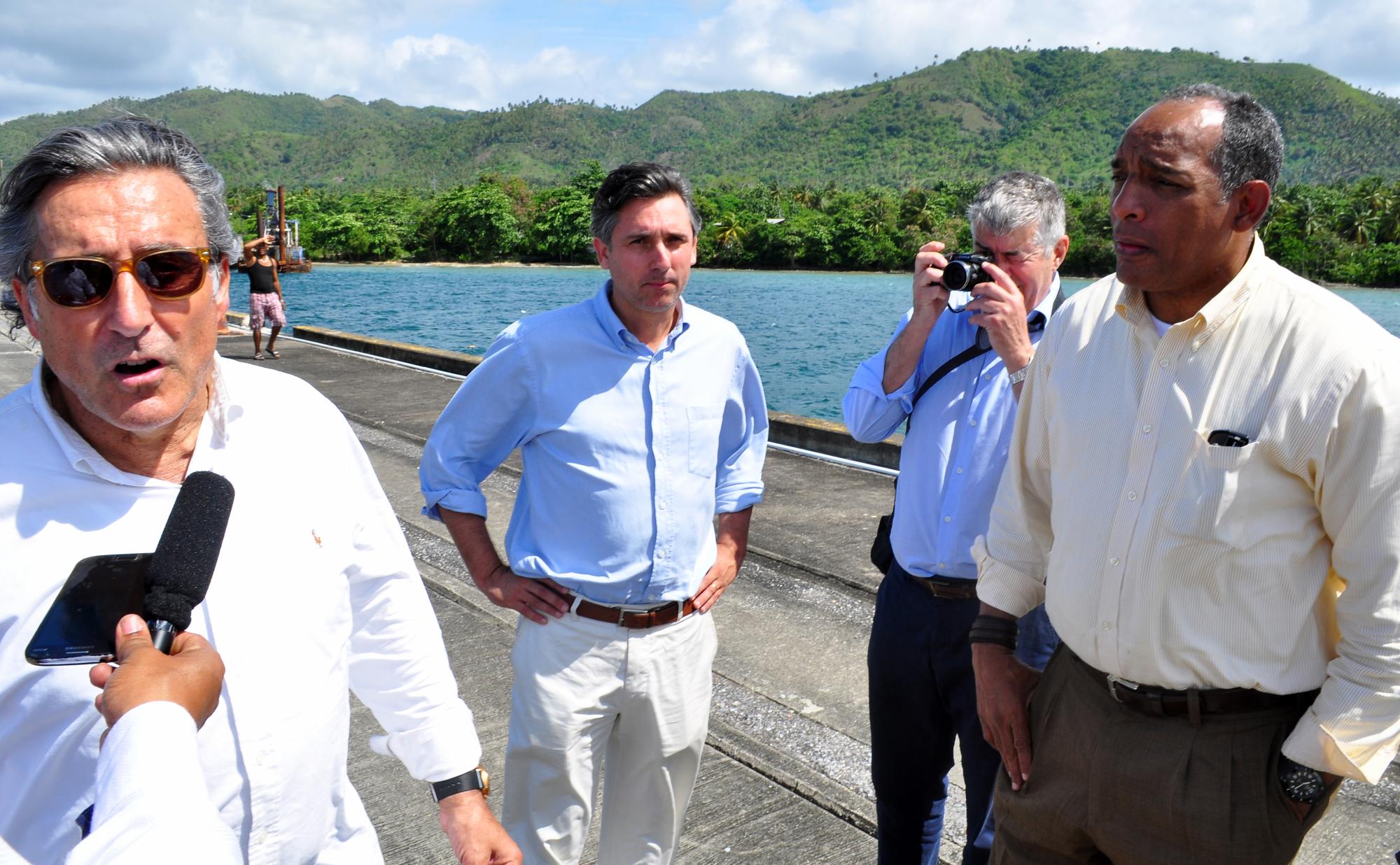 El ingeniero Leopoldo Pellón Arrieta, presidente del consorcio Servicio Marítimo Internacional S. A. (Samasa)