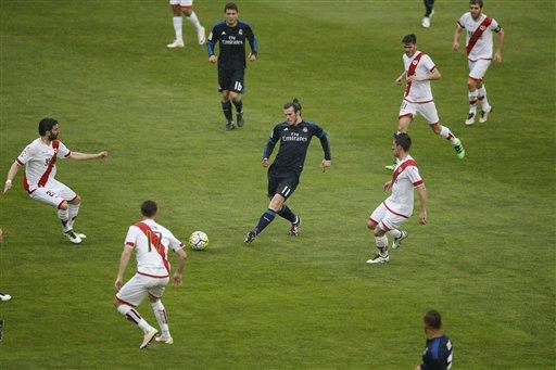 Sin Cristiano, Bale resuelve con doblete en cancha del Rayo 