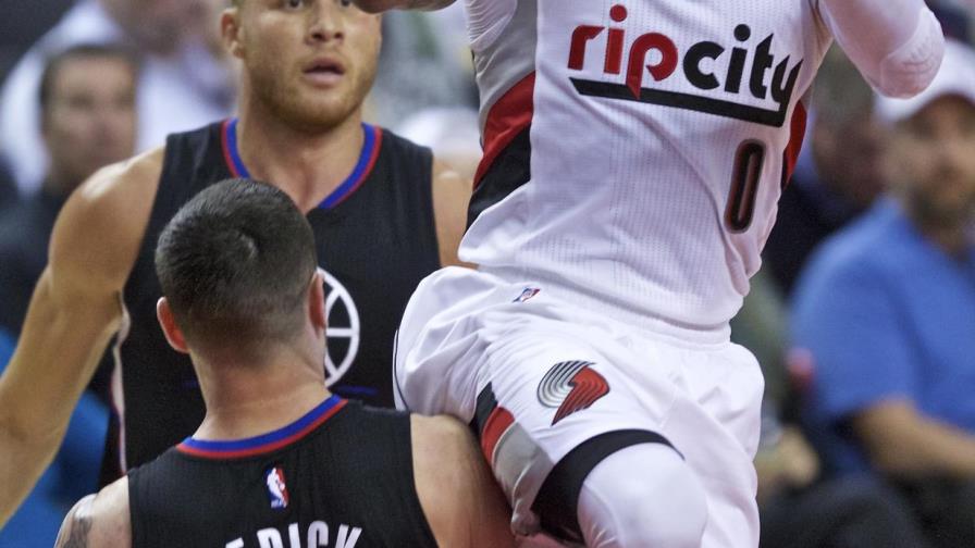 Lillard anota 32 y Portland revive ante los Clippers Lillard anota 32 y Portland revive ante los Clippers