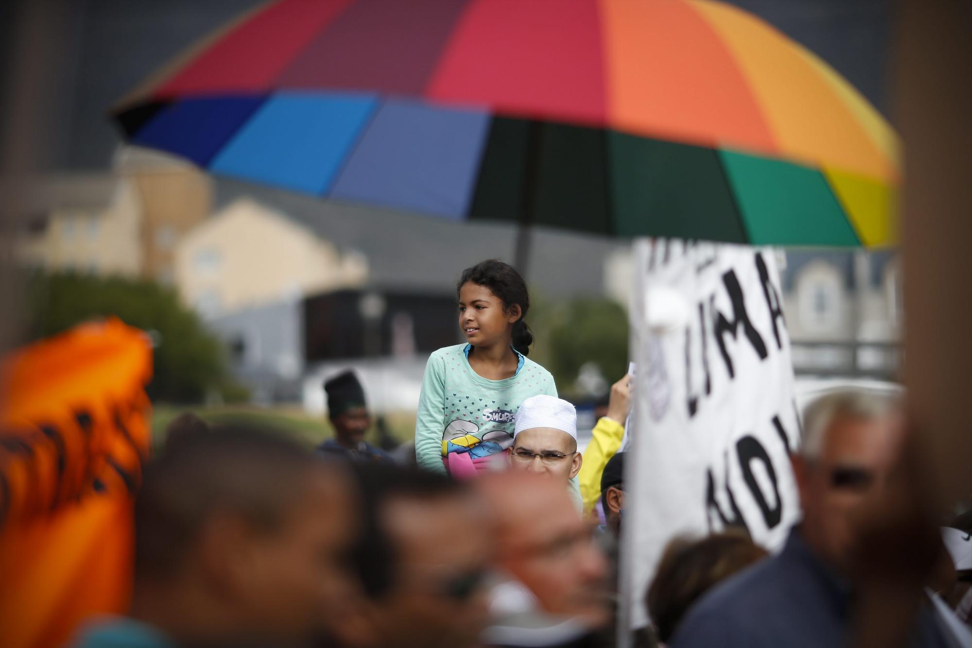 Protesta en Sudáfrica en el Día de la Libertad
