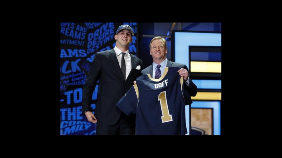 Rams reclutan a Goff, como 1ra selección del draft 