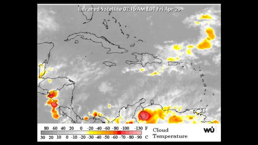 Doce provincias y el Distrito Nacional continúan bajo alerta meteorológica