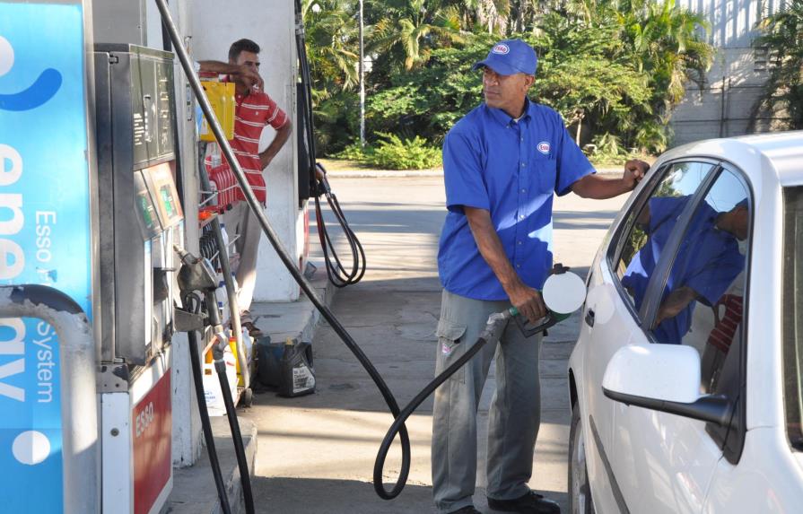 Combustibles aumentan entre RD$1.00 y RD$3.10; precio del gas natural se mantiene invariable 