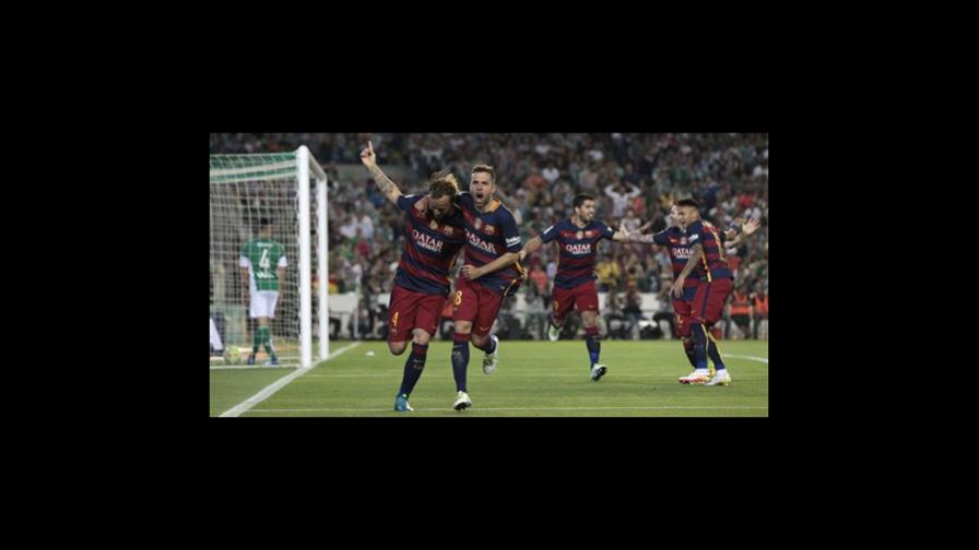 Victorias de Madrid, Atlético y Barcelona, que sigue líder Victorias de Madrid, Atlético y Barcelona, que sigue líder