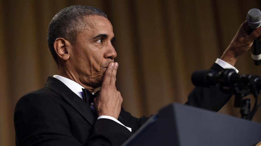 Obama fuera: El presidente hace su último monólogo cómico 