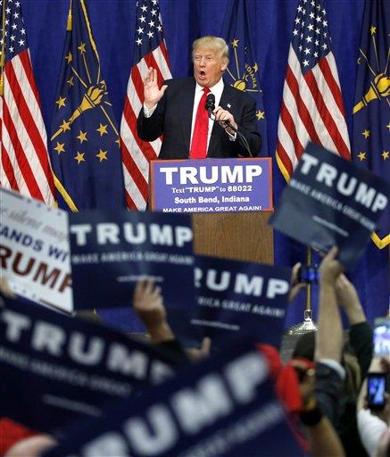 Trump gana las primarias republicanas en Indiana