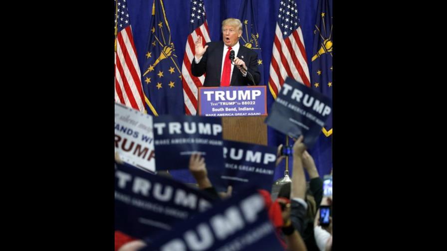 Trump gana las primarias republicanas en Indiana