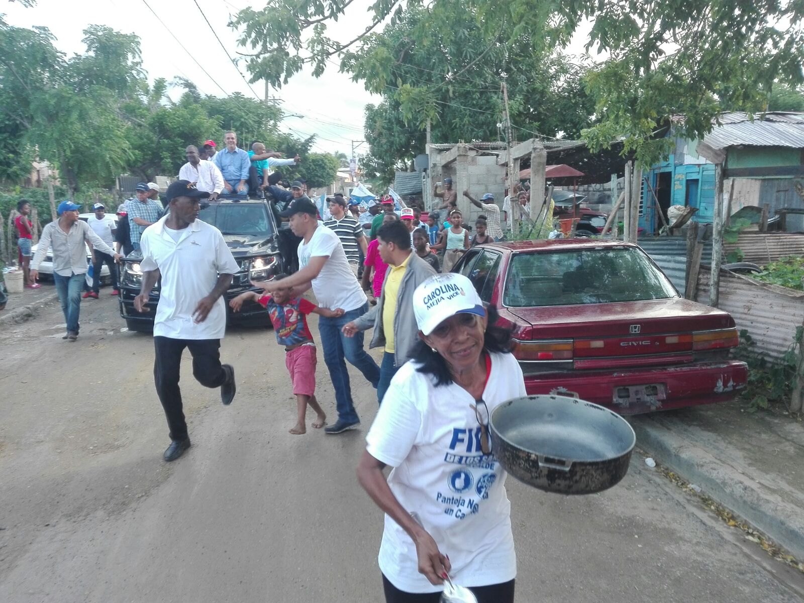 Recorrido de Luis Abinader por Los Alcarrizos