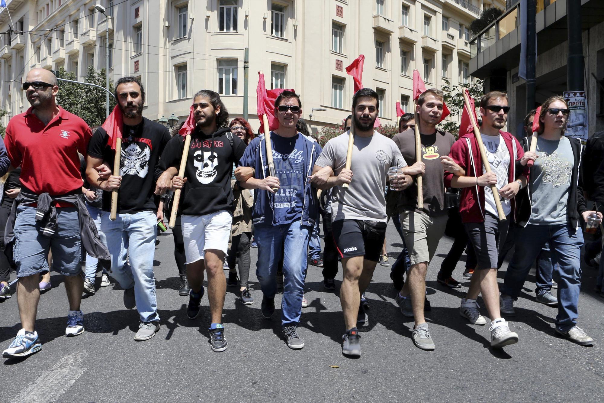 Huelga de sindicatos en Grecia