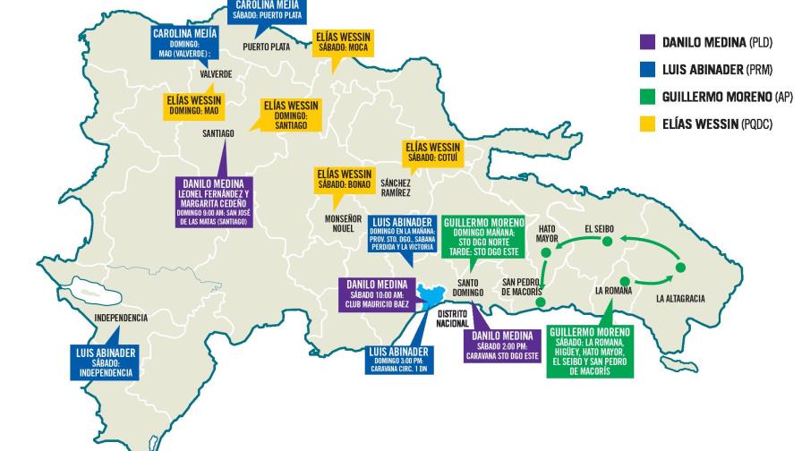 A una semana de las elecciones, los candidatos aceleran el paso