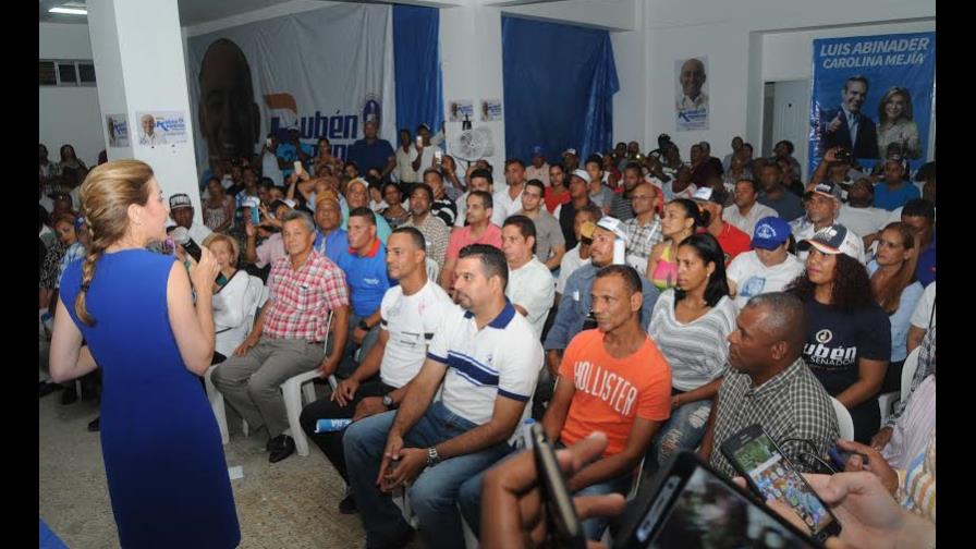 Carolina Mejía ofrece igualdad de empleos para hombres y mujeres en un gobierno del PRM