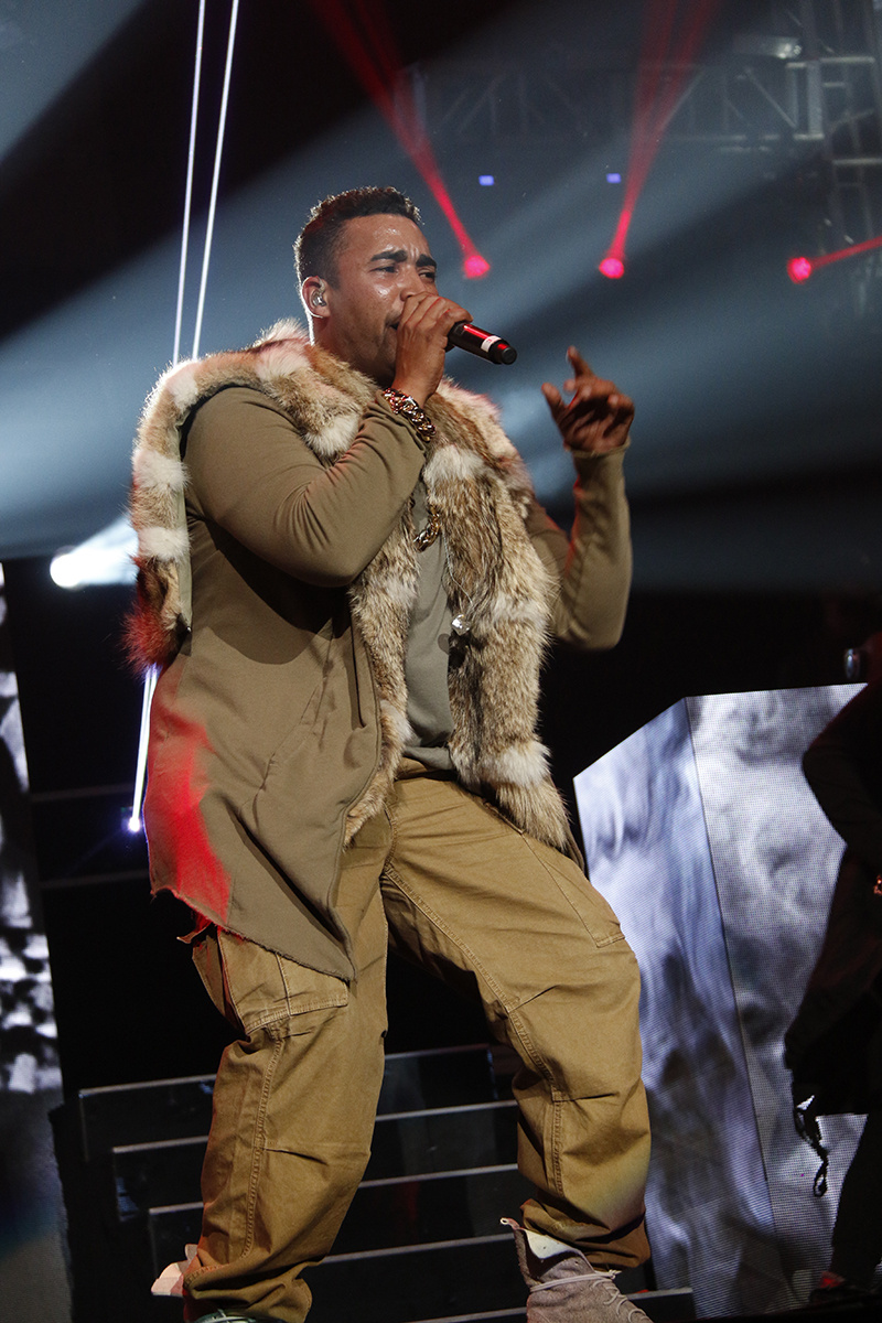  Don Omar se presenta este viernes 6 de mayo de 2016 en Las Vegas, Nevada. 