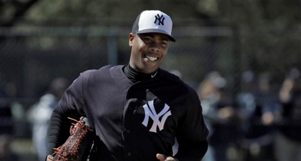 Aroldis Chapman se apresta a integrarse al conjunto de los Yankees de Nueva York luego de cumplir la sanción impuesta por MLB. 