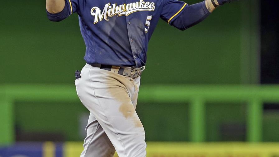 Jonathan Villar fue la bujía del triunfo de los Cerveceros sobre los Marlins