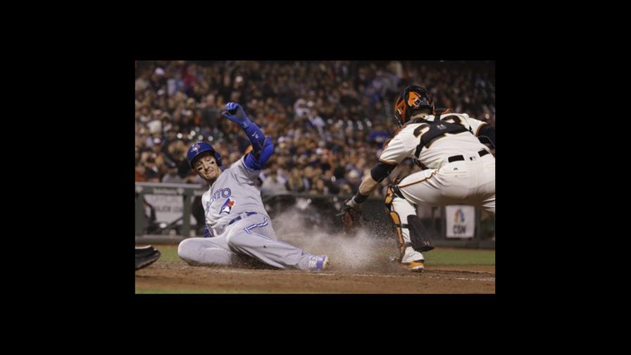 Toronto gana en San Francisco a pesar de que Bautista y Encarnación se fueron en blanco