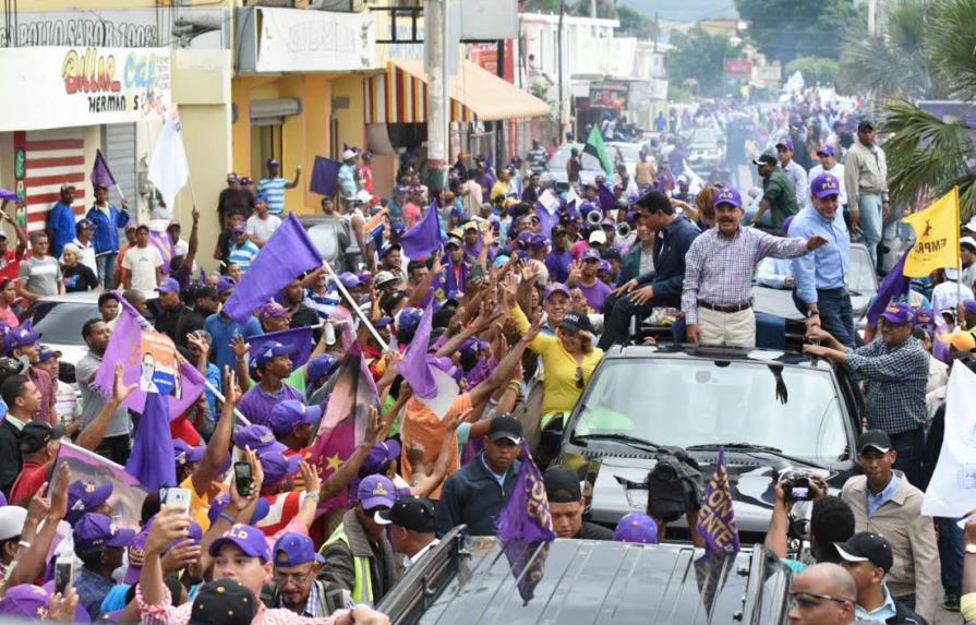 Danilo visita su tierra natal para cerrar campaña