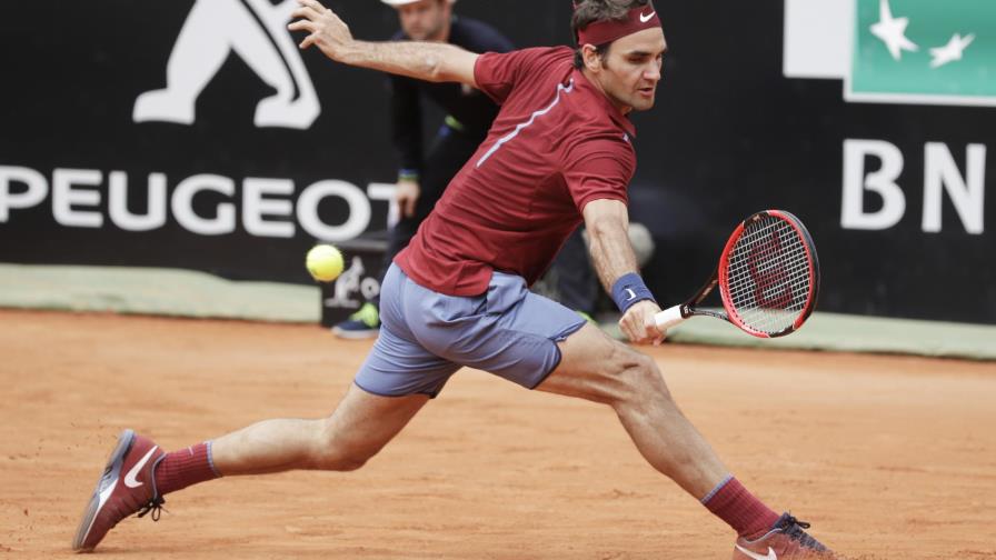 Federer eliminado en Roma, pero satisfecho por su desempeño 