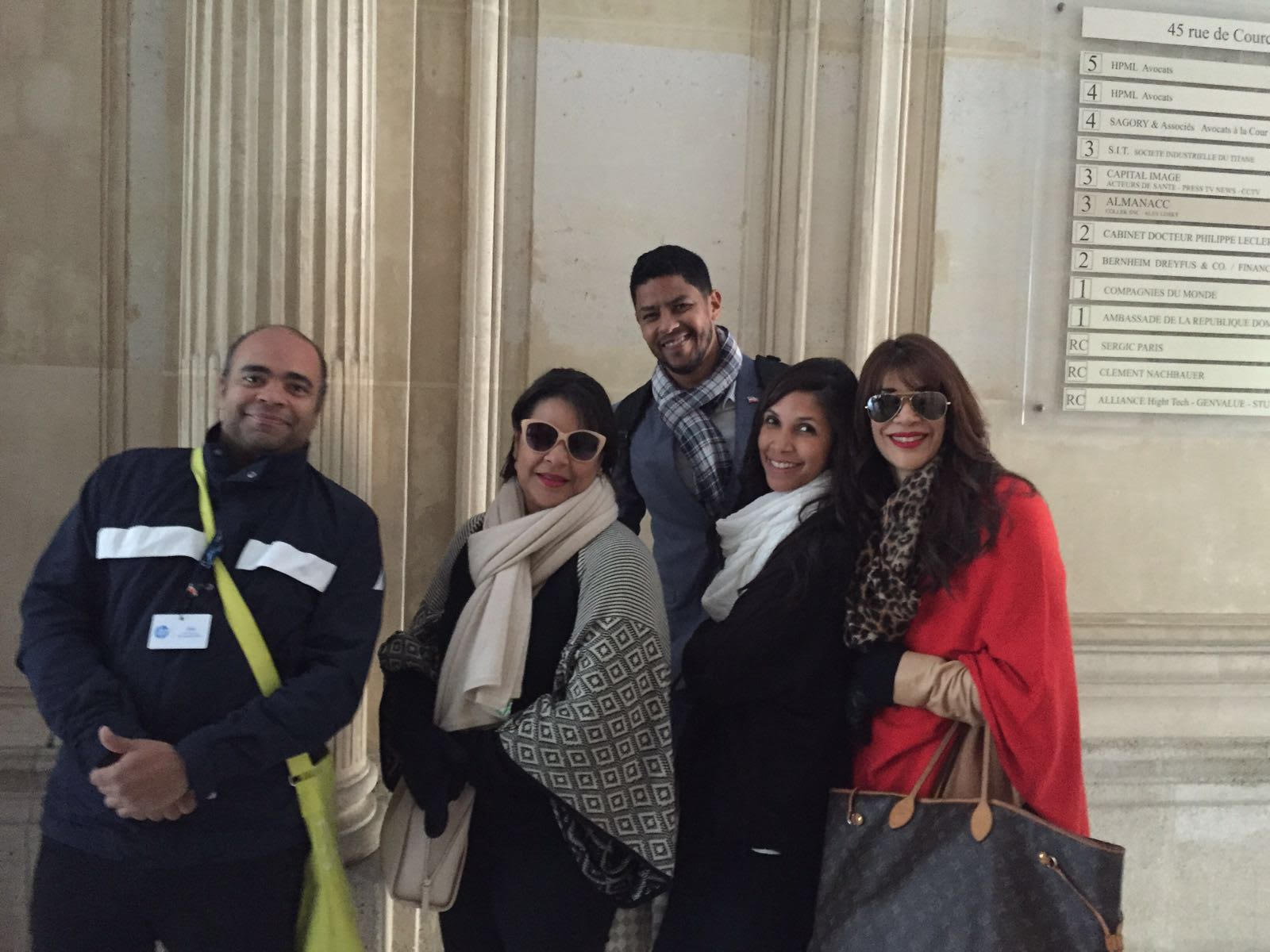 Miembros de la delegación dominicana en el Festival de Cannes