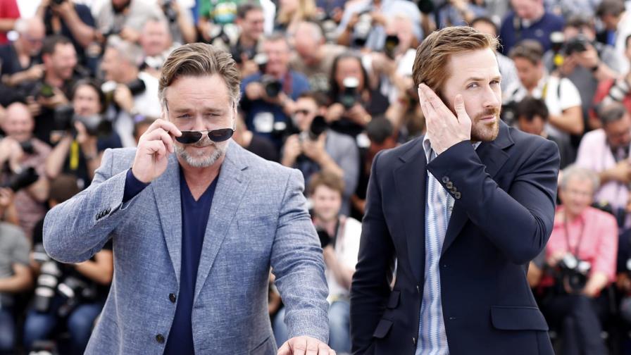 Crowe y Gosling reparten risas y golpes como detectives en “The nice guys” Crowe y Gosling reparten risas y golpes como detectives en “The nice guys”