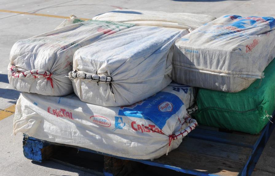 Decomisan ocho toneladas de cocaína en Colombia sacados por el mar Caribe