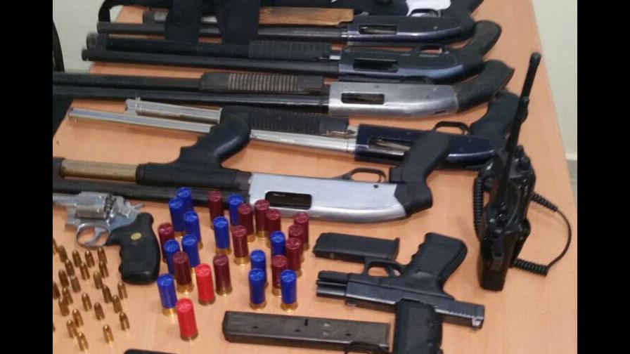 Incautan 38 armas en recintos electorales 