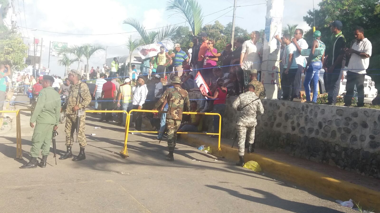 Militares rodean la Junta Electoral de Pedro Brand