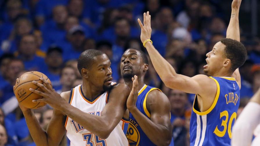 La combinación Durant-Westbrook pone al Thunder 2-1 al aplastar a Golden State