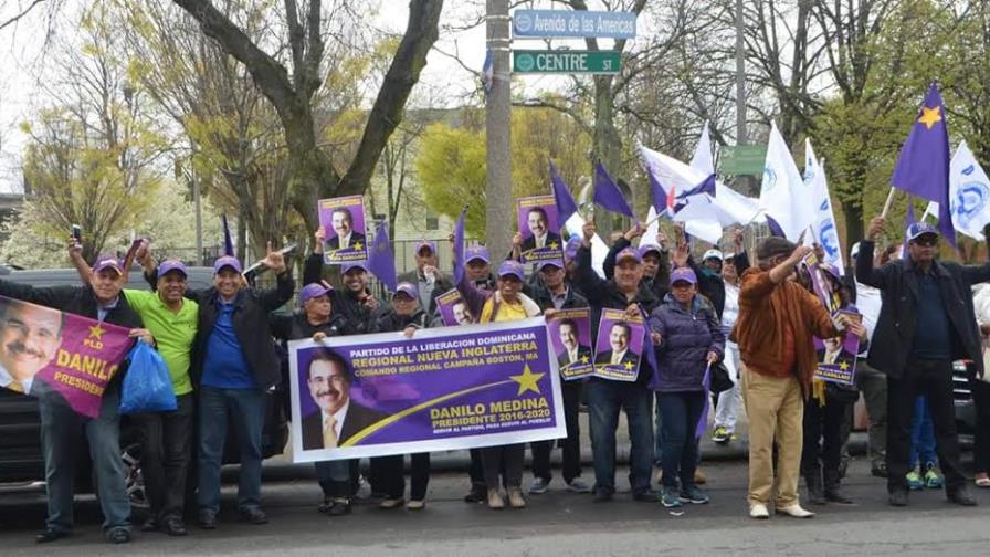 Ponderan trabajo de peledeístas en Boston durante elecciones