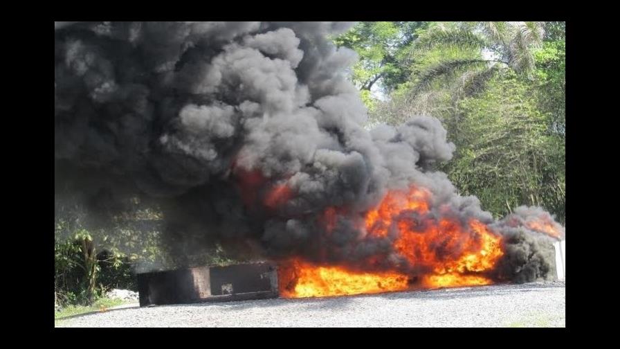 La Procuraduría quema 67 kilogramos de diferentes tipos de drogas confiscadas en operativos 