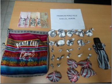 Imagen de la presunta droga