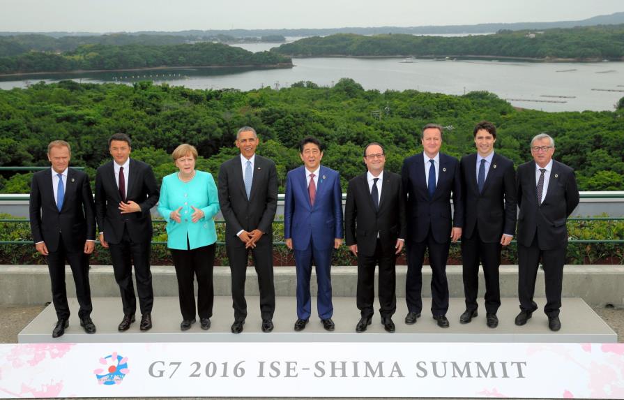 Temas clave en G-7: economía global, terrorismo, mujeres 