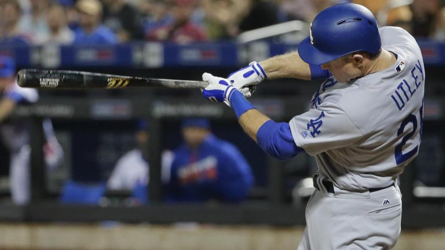 Chase Utley da 2 jonrones y produce 5 en triunfo de Dodgers 