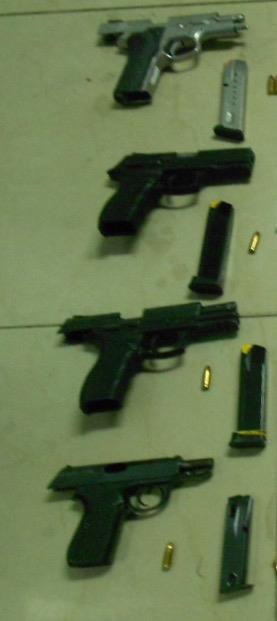 Policía Nacional recupera distintas armas de fuego, incluida una de juguete