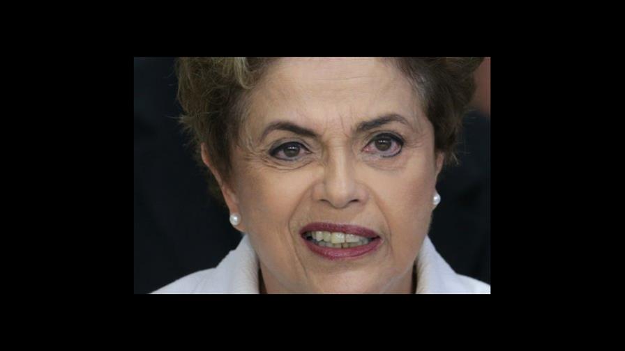 Dilma Rousseff: Juicio busca frenar investigación sobre corrupción 