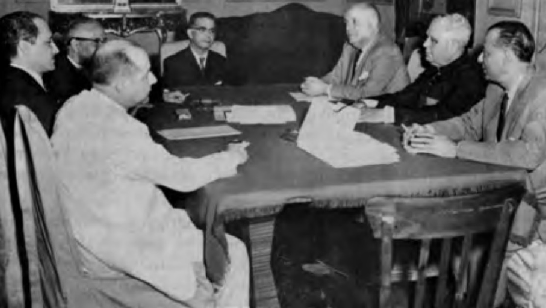 Imbert Barrera en el primer Consejo de Estado