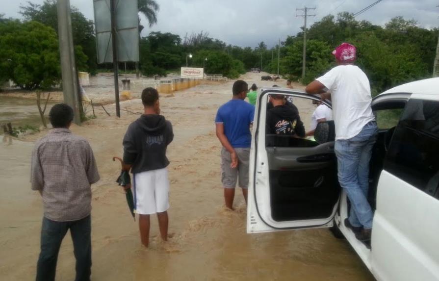 Varias comunidades de Puerto Plata aisladas por las lluvias