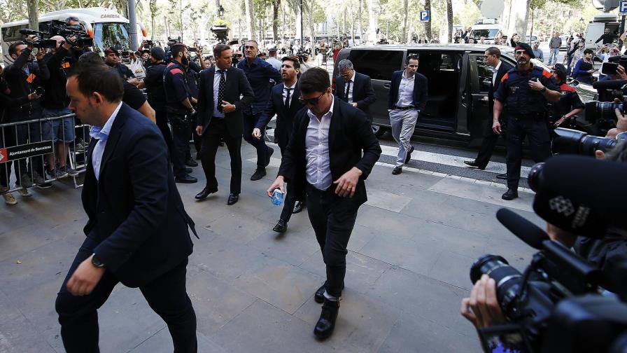 Lionel Messi acude al tribunal en caso de evasión fiscal en España