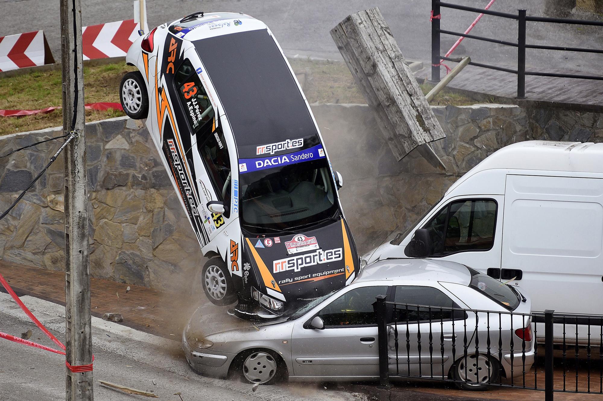Accidente en Rally de Cantabria