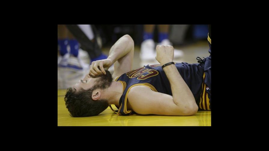 Kevin Love no practica y es duda para juego 3 de la Final 