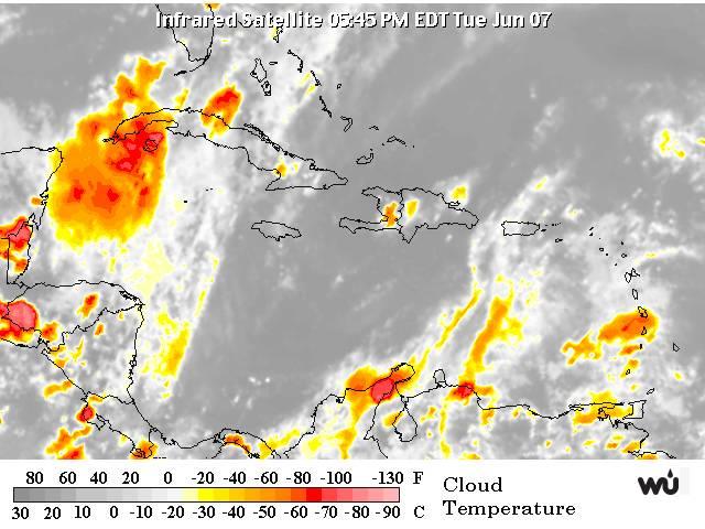 Meteorología vaticina aguaceros en lo que resta del día y para este miércoles 